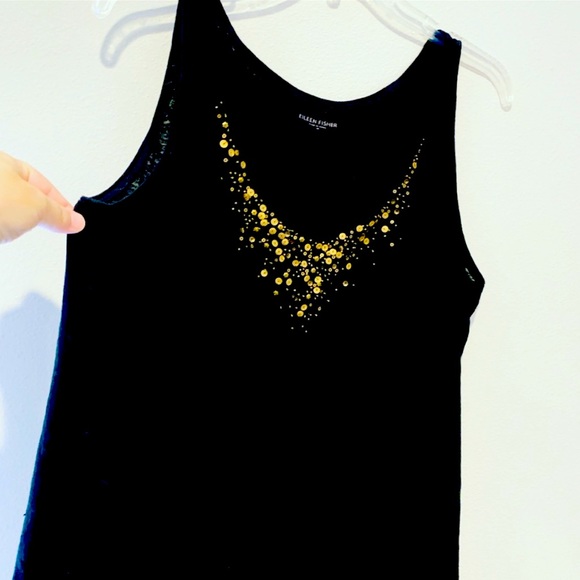 Eileen Fisher Tops - 🥂SALE🥂 NEW Eileen Fisher Sequin Scoop Neck Top